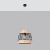 mini: Sollux Lampa wisząca BRILO Powder Blue industrialny E27 (5)