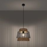 mini: Sollux Lampa wisząca BRILO Powder Blue industrialny E27 (6)