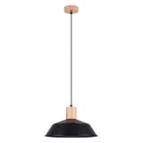 mini: Sollux Lampa wisząca FANO czarna Peach Puff skandynawski E27 (1)