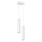 mini: Sollux Lampa wisząca LAGOS 2P biała Ocean Green nowoczesny GU10 (1)