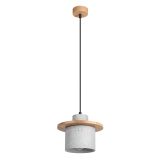 mini: Sollux Lampa wisząca MAB beton Persian Indigo nowoczesny E27 (1)