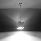 Lampa wisząca Quad 1 Biała SL.0062 Sollux - OUTLET