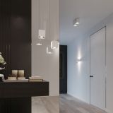 Lampa wisząca Quad 1 Biała SL.0062 Sollux - OUTLET