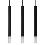 mini: Sollux Lampa wisząca WEZYR 3 czarna Ocean Green G9 (1)