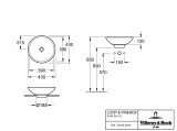 Umywalka Nablatowa Loop&Friends 43x43 51440001 Villeroy&Boch