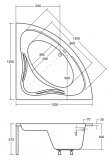 Wanna Symetryczna Mia 120x120 Besco