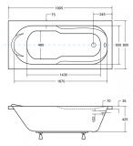 Wanna Do Zabudowy Bona 190x80 Besco