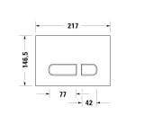 Przycisk Spłukujący Do WC DuraSystem A1 WD5001011000 Duravit