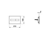 Przycisk Spłukujący Horizon Ineo Biały H9001110000001 Laufen