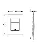 Przycisk Uruchamiający Cosmopolitan S Czarny Mat 37535KF0 Grohe
