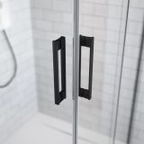 Drzwi wnękowe prysznicowe, przesuwne IDEA 8 BLACK DWD 150 cm 10380420-54-01 + 10390333-01-01 Radaway