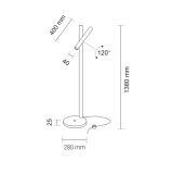 Lampa podłogowa Yabu F - Biała 7877 Antigo