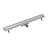 mini: Odpływ Liniowy Z Rusztem Dwustronnym 90cm Tako Stal Szczotkowana S907-011 Cersanit (1)