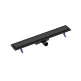 mini: Odpływ Liniowy Z Rusztem Dwustronnym 70cm Tako Czarny Matowy S907-018 Cersanit (1)