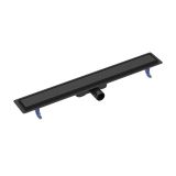 mini: Odpływ Liniowy Z Rusztem Dwustronnym 80cm Tako Czarny Matowy S907-019 Cersanit (1)