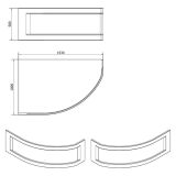 mini: Panel Czołowy Do Wanny Kaliope 153 Biały S401-059 Cersanit (3)