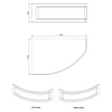mini: Panel Czołowy Do Wanny Kaliope 170 Biały S401-127 Cersanit (2)