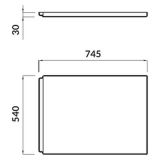 mini: Panel Boczny Do Wanien Virgo Intro Korat City 140cm 150cm 160cm 170cm Biały S401-047 Cersanit (2)