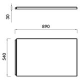 mini: Panel Boczny Do Wanny Virgo Zen 190cm Biały S401-115 Cersanit (2)