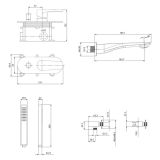 mini: Bateria Wannowa Z Zestawem Prysznicowym City Chrom S952-036 Cersanit (2)