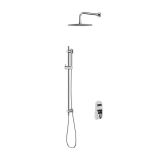 mini: Bateria Wannowo-Prysznicowa Z Deszczownicą I Zestawem Prysznicowym Crea Chrom S952-008 Cersanit (1)