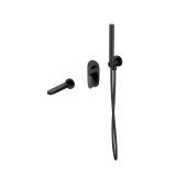 mini: Bateria Wannowa Z Wylewką I Zestawem Prysznicowym Inverto Czarny S952-043 Cersanit (1)