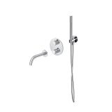 mini: Bateria Wannowa Z Wylewką I Zestawem Prysznicowym Zen Chrom S952-034 Cersanit (1)