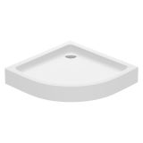 mini: Brodzik Półokrągły 90x16 Ze Zintegrowanym Panelem Tako Biały S204-004 Cersanit (1)