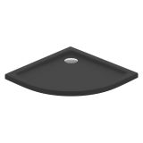 mini: Brodzik Półokrągły 80x4 Tako Czarny Matowy S204-033 Cersanit (1)