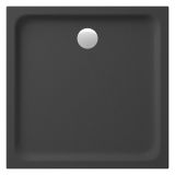 mini: Brodzik Kwadratowy 90x4 Tako Czarny Matowy S204-030 Cersanit (2)