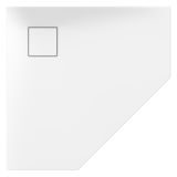 mini: Brodzik Pięciokątny 80x4 Z Syfonem Tako Slim Biały S601-130 Cersanit (2)