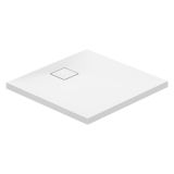 mini: Brodzik Kwadratowy 80x4  Z Syfonem Tako Slim Biały S601-121 Cersanit (1)