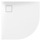 mini: Brodzik Półokrągły 90x4 Z Syfonem Tako Slim Biały S601-120 Cersanit (2)