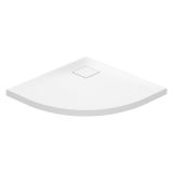 mini: Brodzik Półokrągły 80x4 Z Syfonem Tako Slim Biały Matowy S932-155 Cersanit (1)