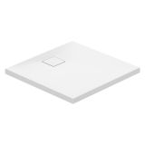 mini: Brodzik Kwadratowy 80x4 Z Syfonem Tako Slim Biały Matowy S932-157 Cersanit (1)
