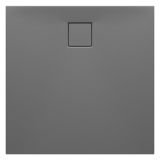 mini: Brodzik Kwadratowy 90x4 Z Syfonem Tako Slim Szary Matowy S932-162 Cersanit (2)