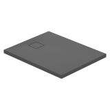 mini: Brodzik Prostokątny 100x80x4 Z Syfonem Tako Slim Szary Matowy S208-009 Cersanit (1)