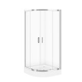 mini: Kabina Prysznicowa Półokrągła 90x90x190 Arteco Chrom S157-002 Cersanit (1)