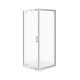 mini: Kabina Narożna Pivot 80x80x190 Arteco Chrom S157-009 Cersanit (1)