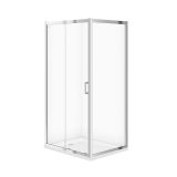 mini: Kabina Prysznicowa Przesuwna 100x80x190 Arteco Chrom S157-011 Cersanit (1)