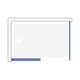 mini: Kabina Prysznicowa Przesuwna 120x90x190 Arteco Chrom S157-012 Cersanit (2)