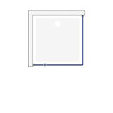 mini: Ścianka Kabiny Prysznicowej 80x200 Crea Chrom S159-009 Cersanit (2)