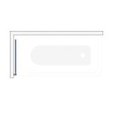 mini: Parawan Nawannowy Jednoelementowy 140x70 Easy New Złoty S1037-002 Cersanit (2)
