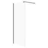 mini: Walk-In 80x200 Szkło Transparentne Mille Czarny S161-007 Cersanit (1)