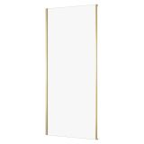 mini: Ścianka Kabiny 80x195 Szkło Transparentne Larga Złoty Matowy S164-069 Cersanit (1)