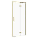 mini: Drzwi Kabiny 80x195 Prawe Szkło Transparentne Larga Złoty Matowy S164-061 Cersanit (1)