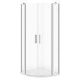 mini: Kabina Prysznicowa Półokrągła 80x80x195 Moduo Chrom S162-009 Cersanit (1)