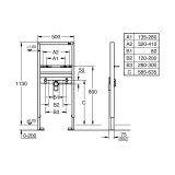 Stelaż Rapid SL Do Umywalki 38554001 Grohe