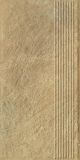 Stopnica Eremite Beige Mat Struktura 30x60 Paradyż