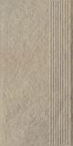 Stopnica Eremite Crema Mat Struktura 30x60 Paradyż